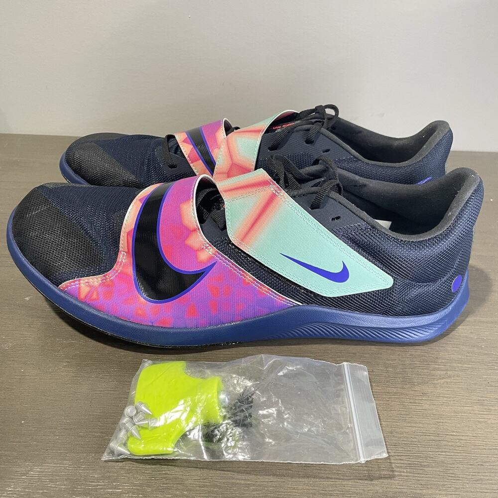 Nike Mens Size 15 Track & Field Jumping Spikes Zoom Rival Jump Glam IM9127-400